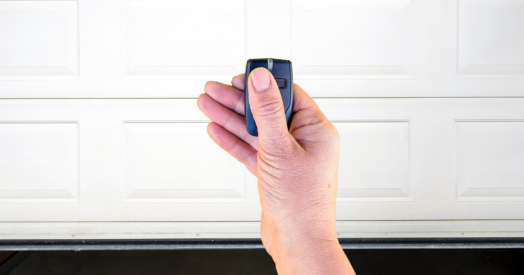 remote controlled garage door